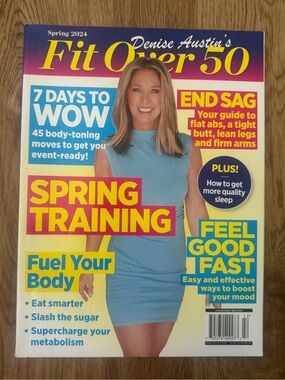Fit Over 50 Spring 2024 Edition: Denise Austin Workout Plan, Meal Prep & Healthy